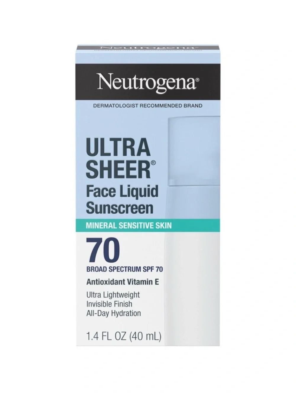 Neutrogena Ultra Sheer Face Liquid Sunscreen SPF 70